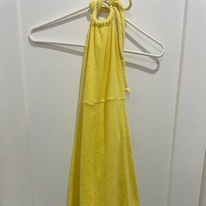 Yellow Halterneck Dress